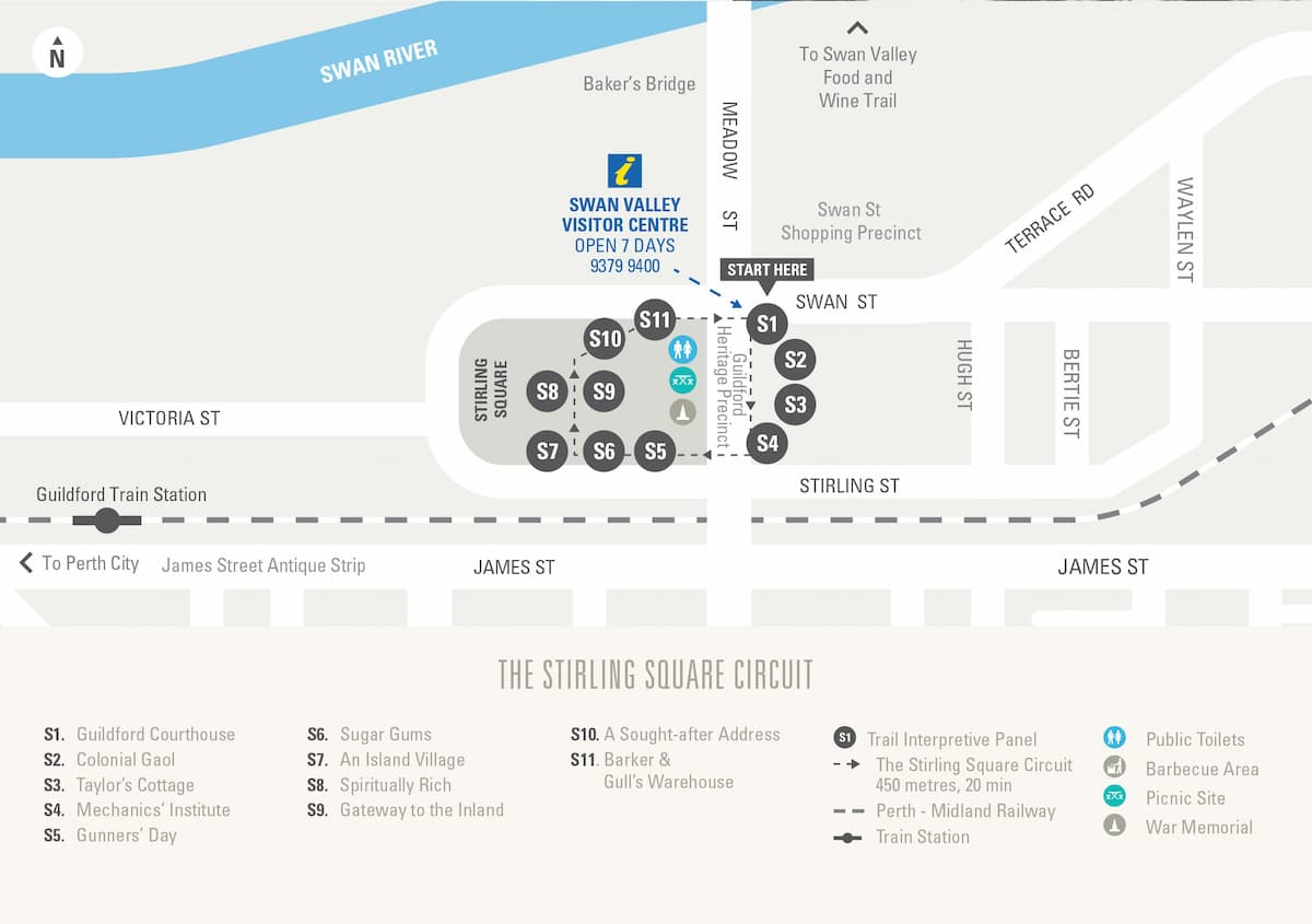 Guildford Heritage Stirling Square Circuit